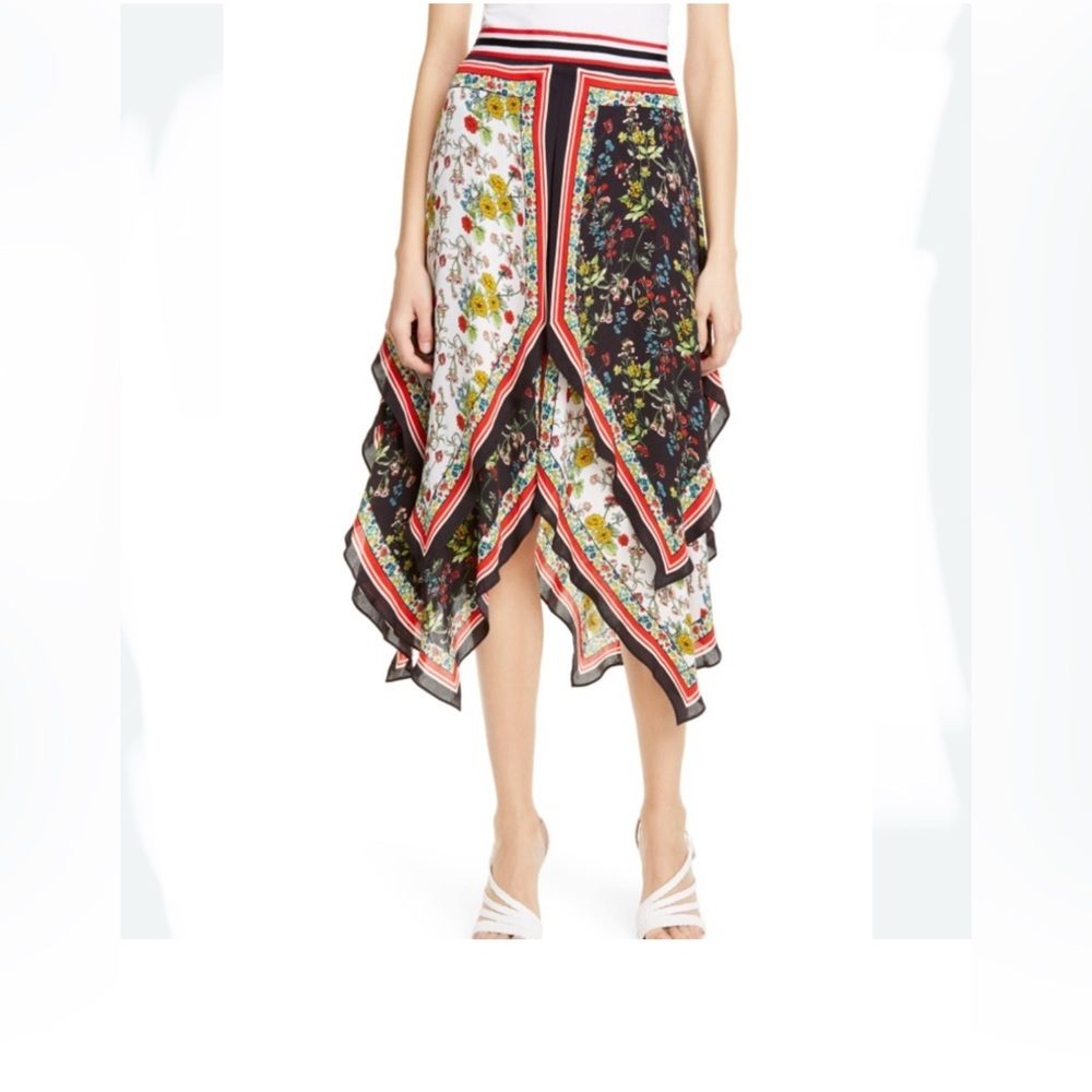 Alice + Olivia Multicolor Patterned Wrap Dress - image 6